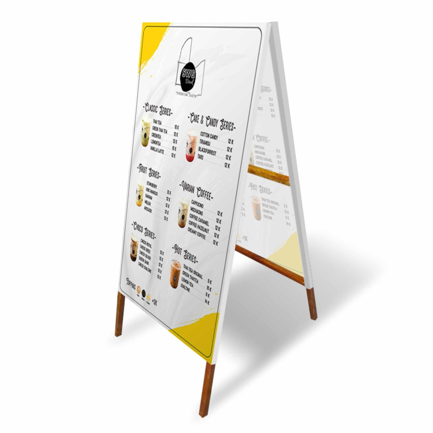 Standing Banner Kayu