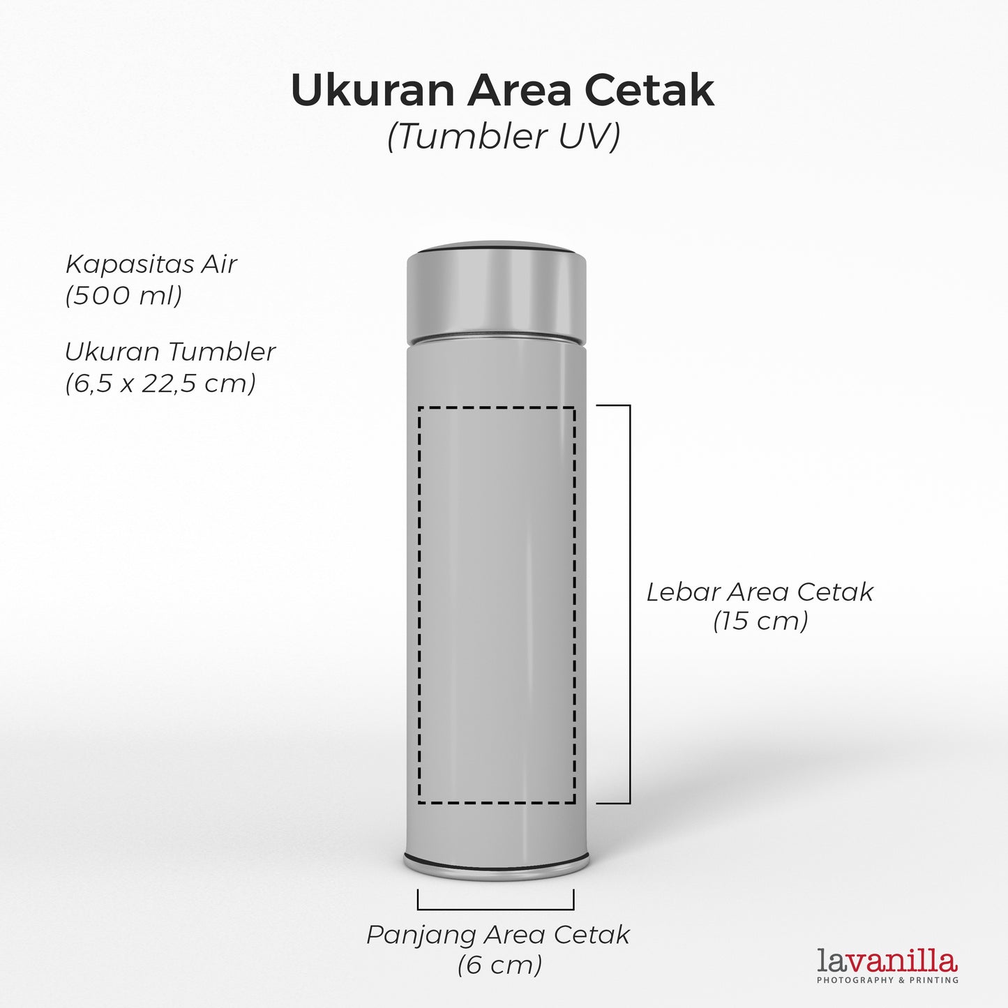 Tumbler uv print LED