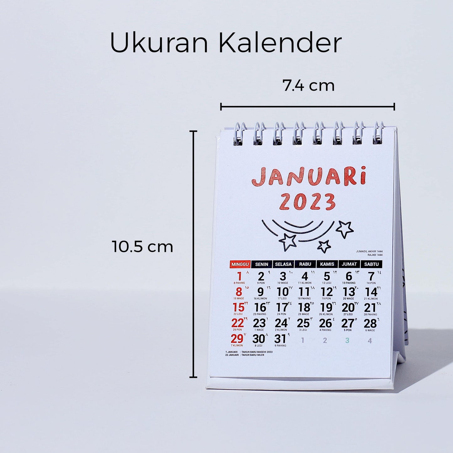 Kalender Mini Meja
