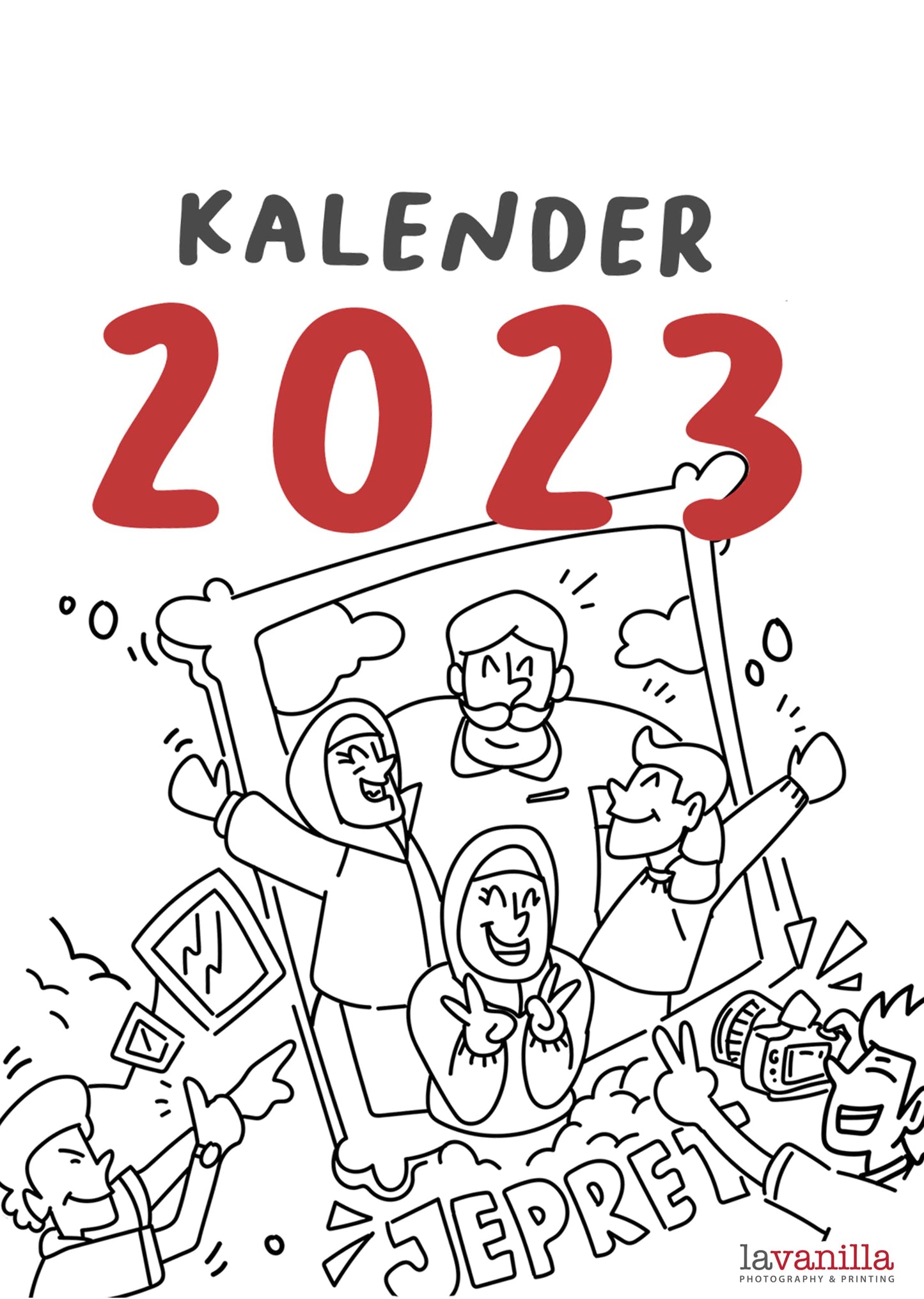 Kalender Mini Meja