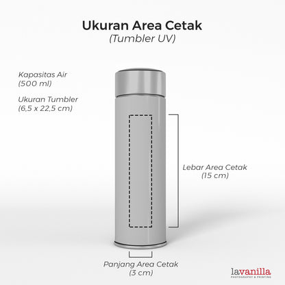Tumbler uv print LED